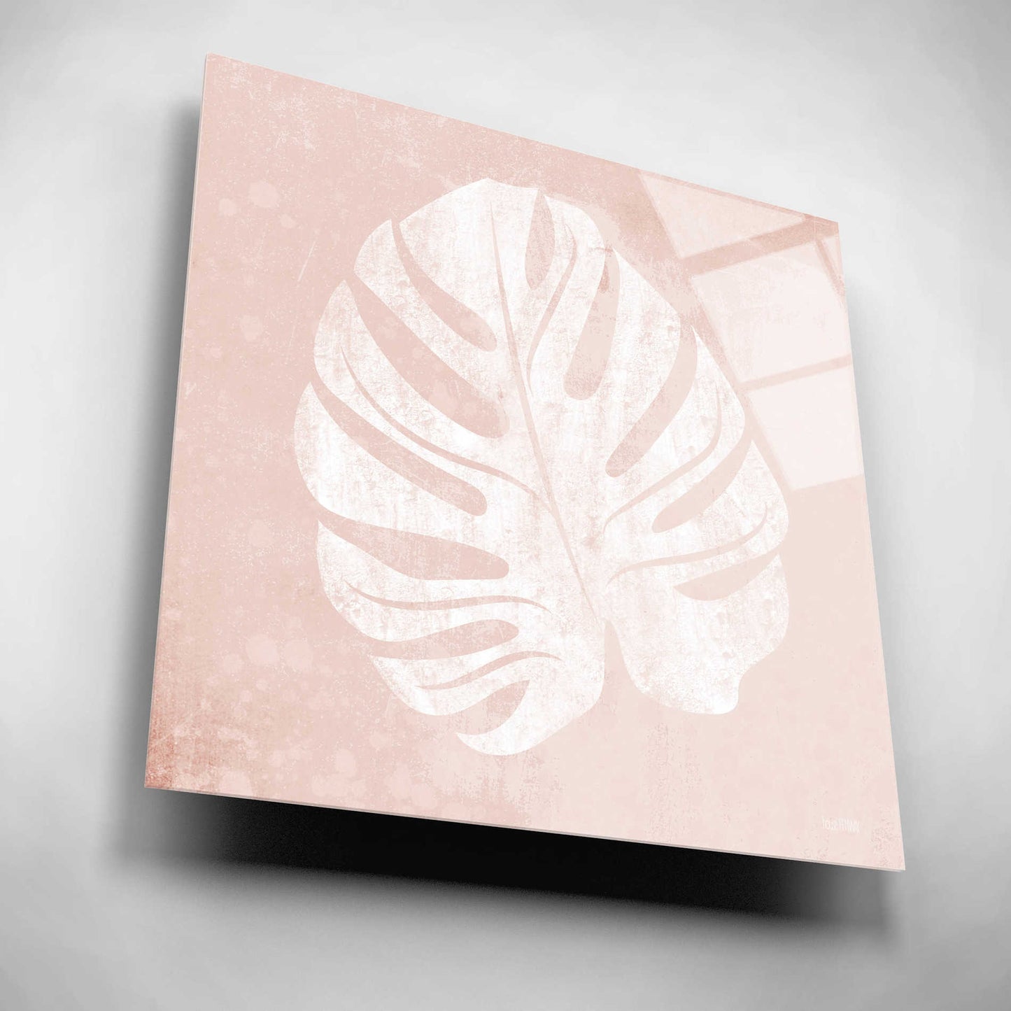 Epic Art 'Blush Fern III' by House Fenway, Acrylic Glass Wall Art,12x12