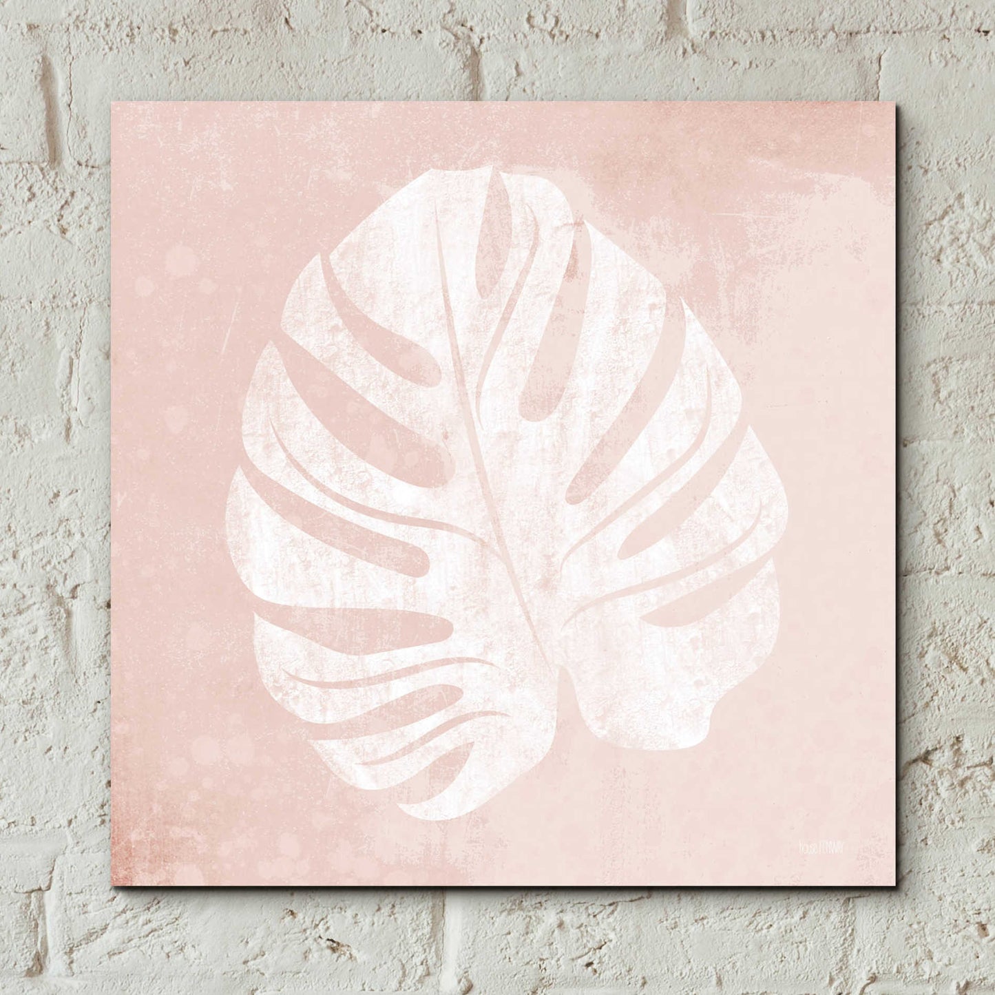 Epic Art 'Blush Fern III' by House Fenway, Acrylic Glass Wall Art,12x12