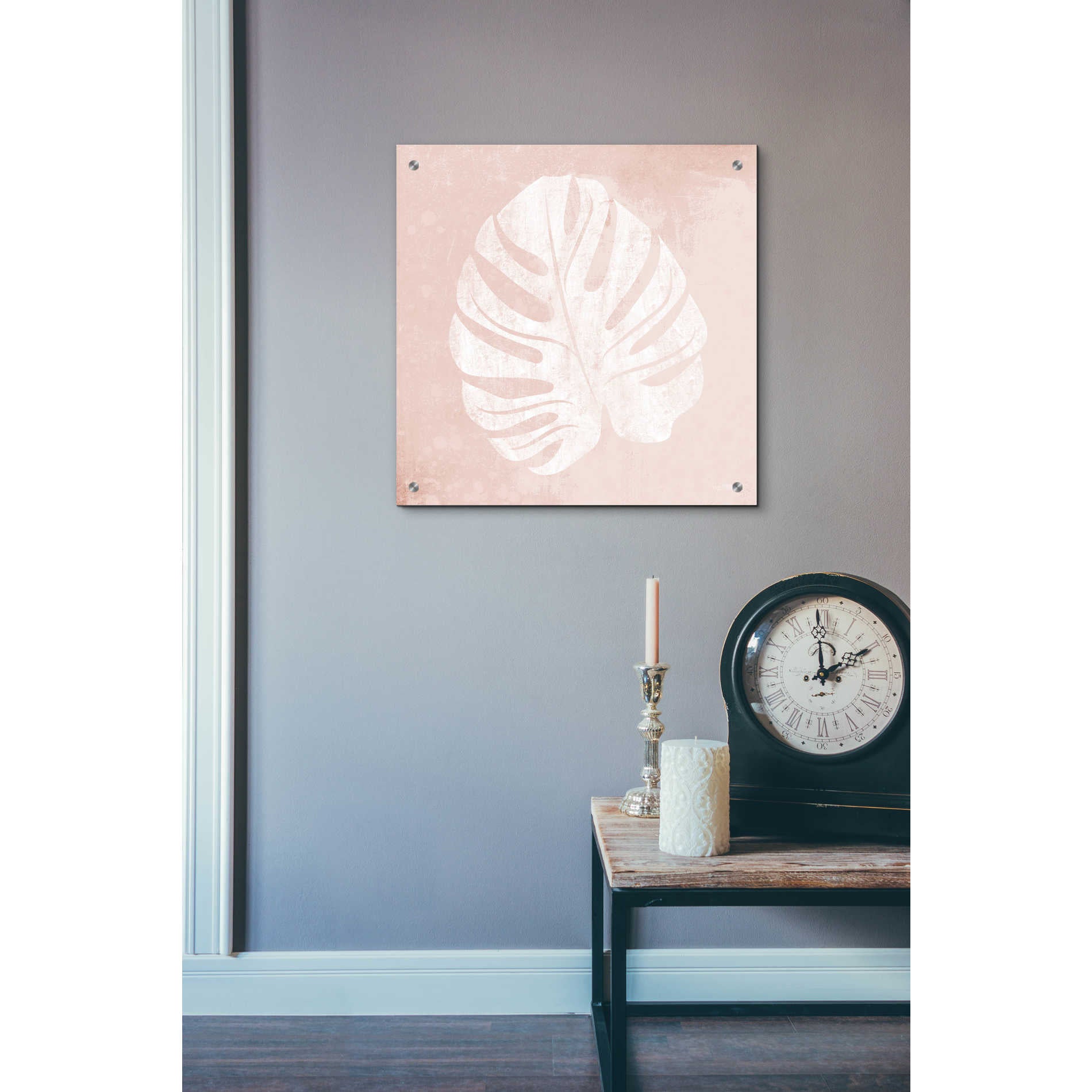 Epic Art 'Blush Fern III' by House Fenway, Acrylic Glass Wall Art,24x24