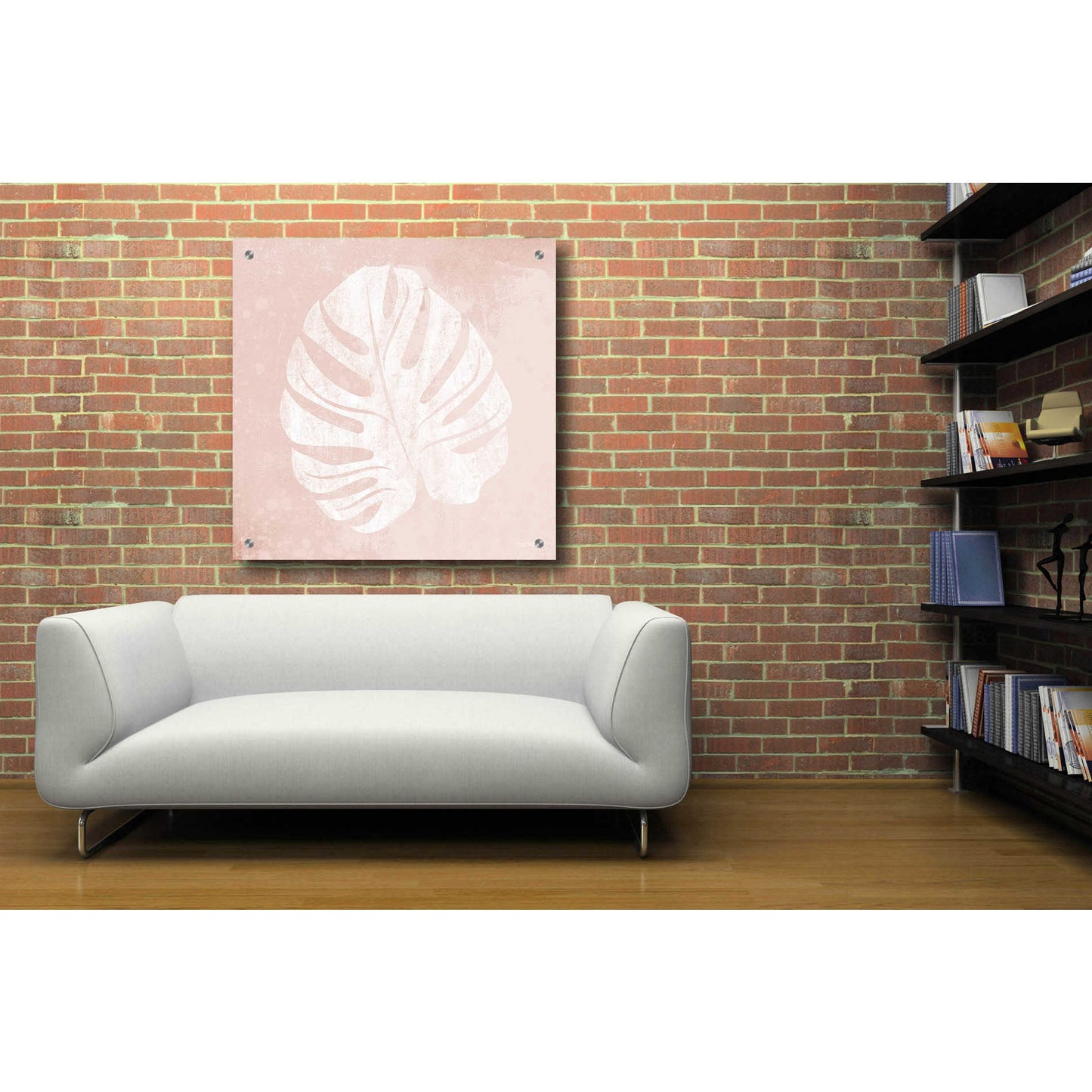 Epic Art 'Blush Fern III' by House Fenway, Acrylic Glass Wall Art,36x36