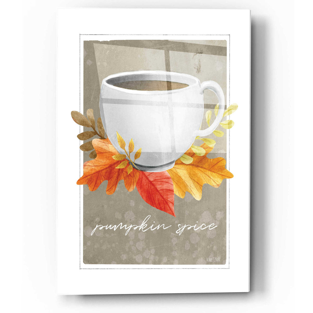 Epic Art 'Pumpkin Spice' by House Fenway, Acrylic Glass Wall Art