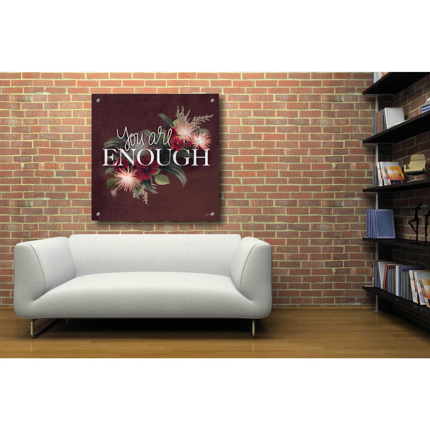 Epic Art 'You Are Enough II' by House Fenway, Acrylic Glass Wall Art,36x36