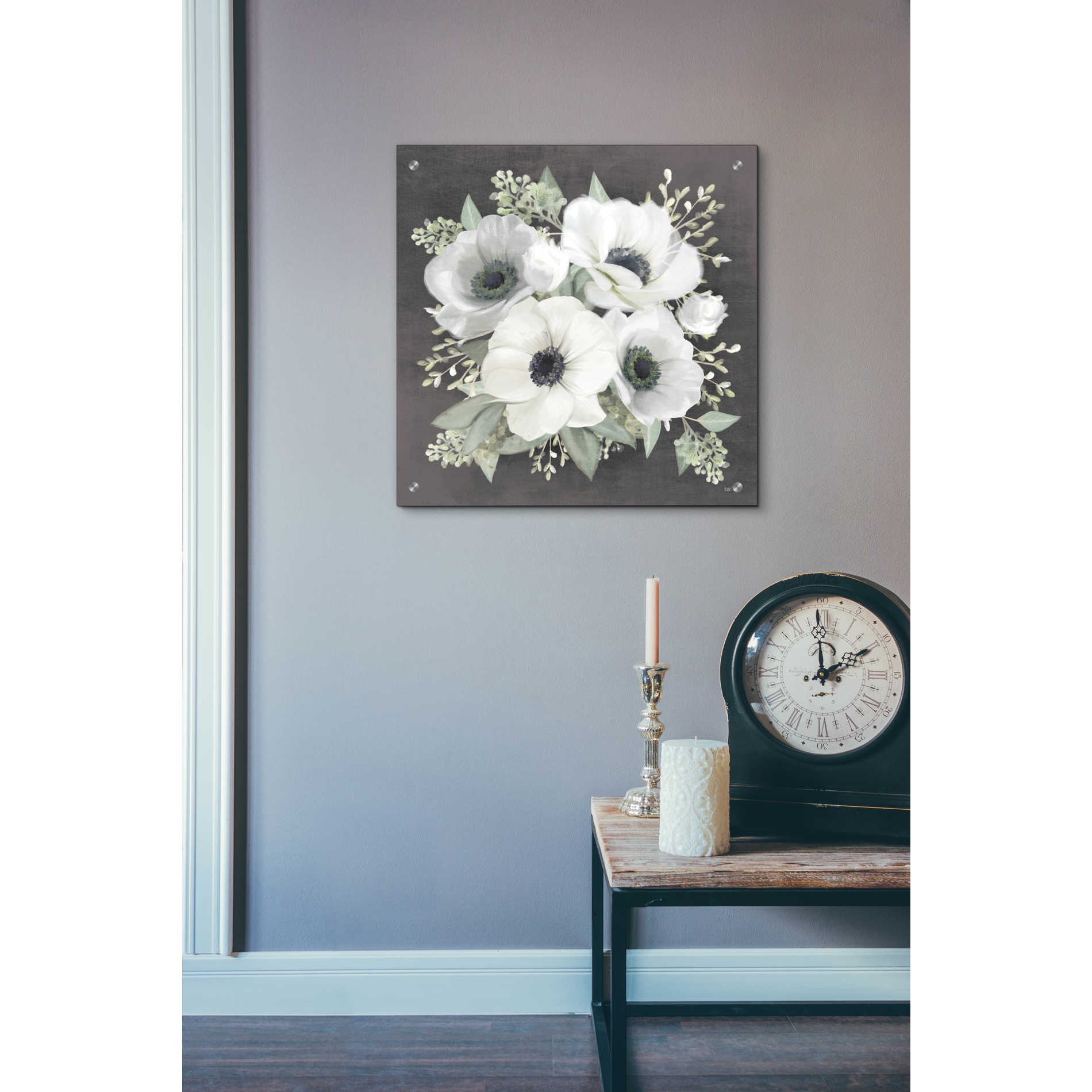 Epic Art 'Anemone Square I' by House Fenway, Acrylic Glass Wall Art,24x24