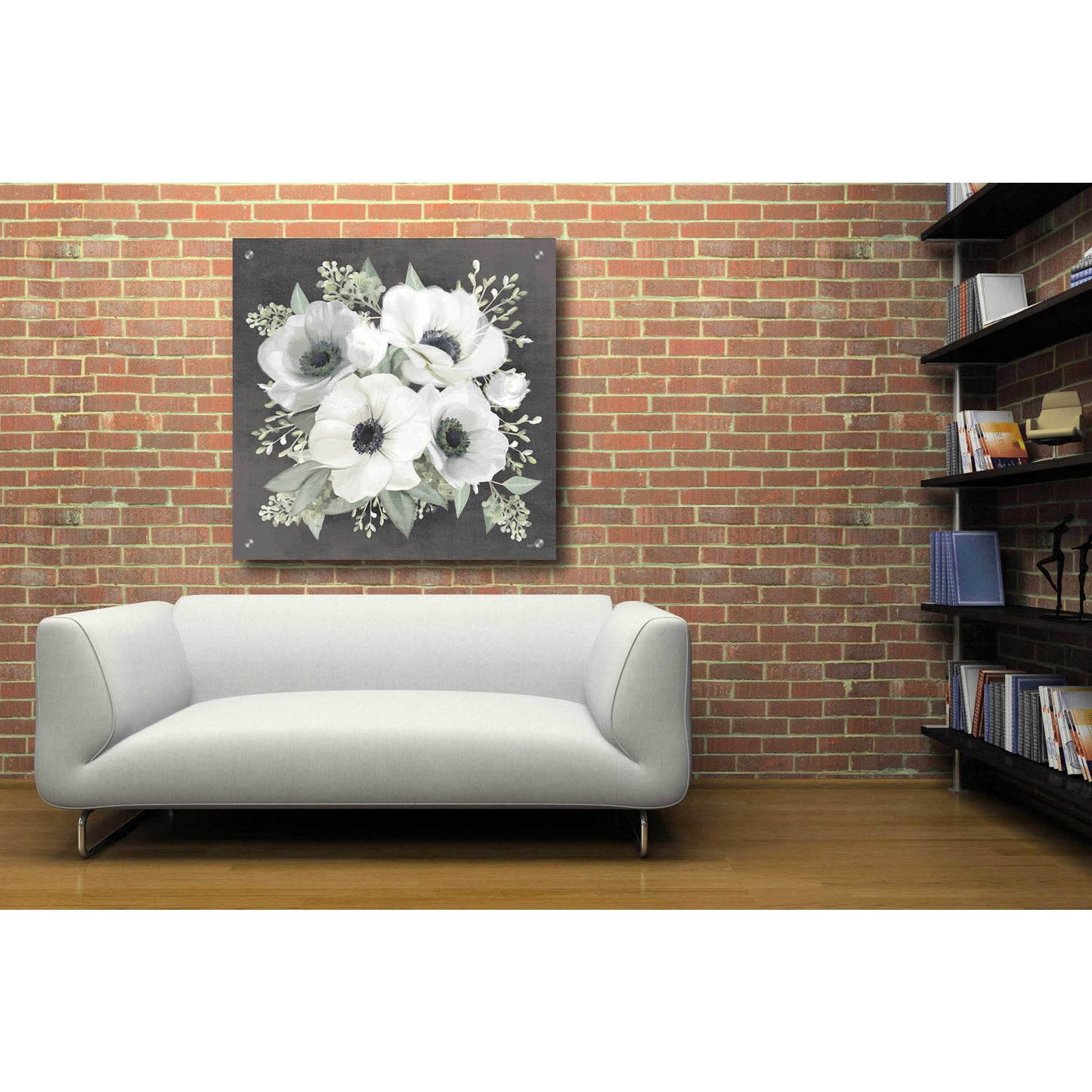 Epic Art 'Anemone Square I' by House Fenway, Acrylic Glass Wall Art,36x36