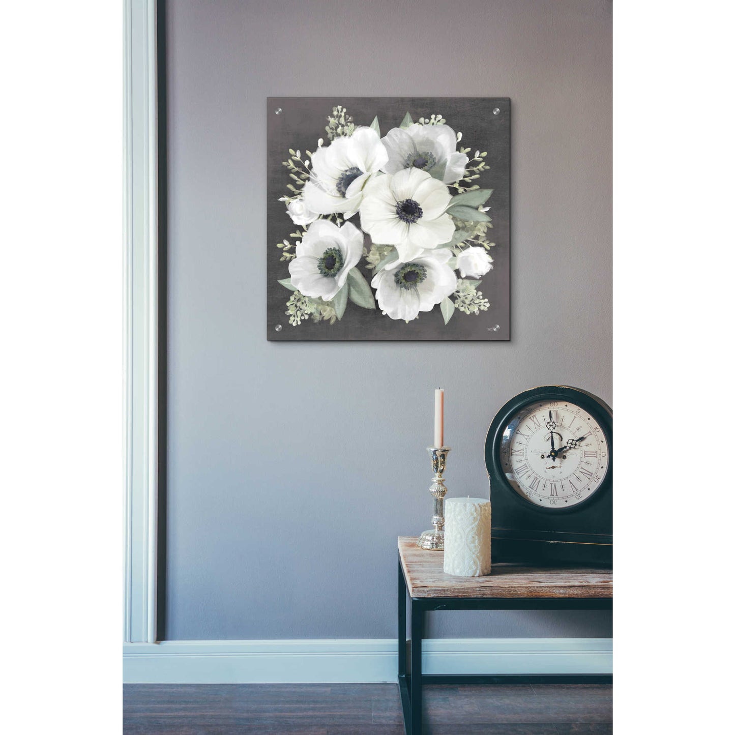 Epic Art 'Anemone Square II' by House Fenway, Acrylic Glass Wall Art,24x24