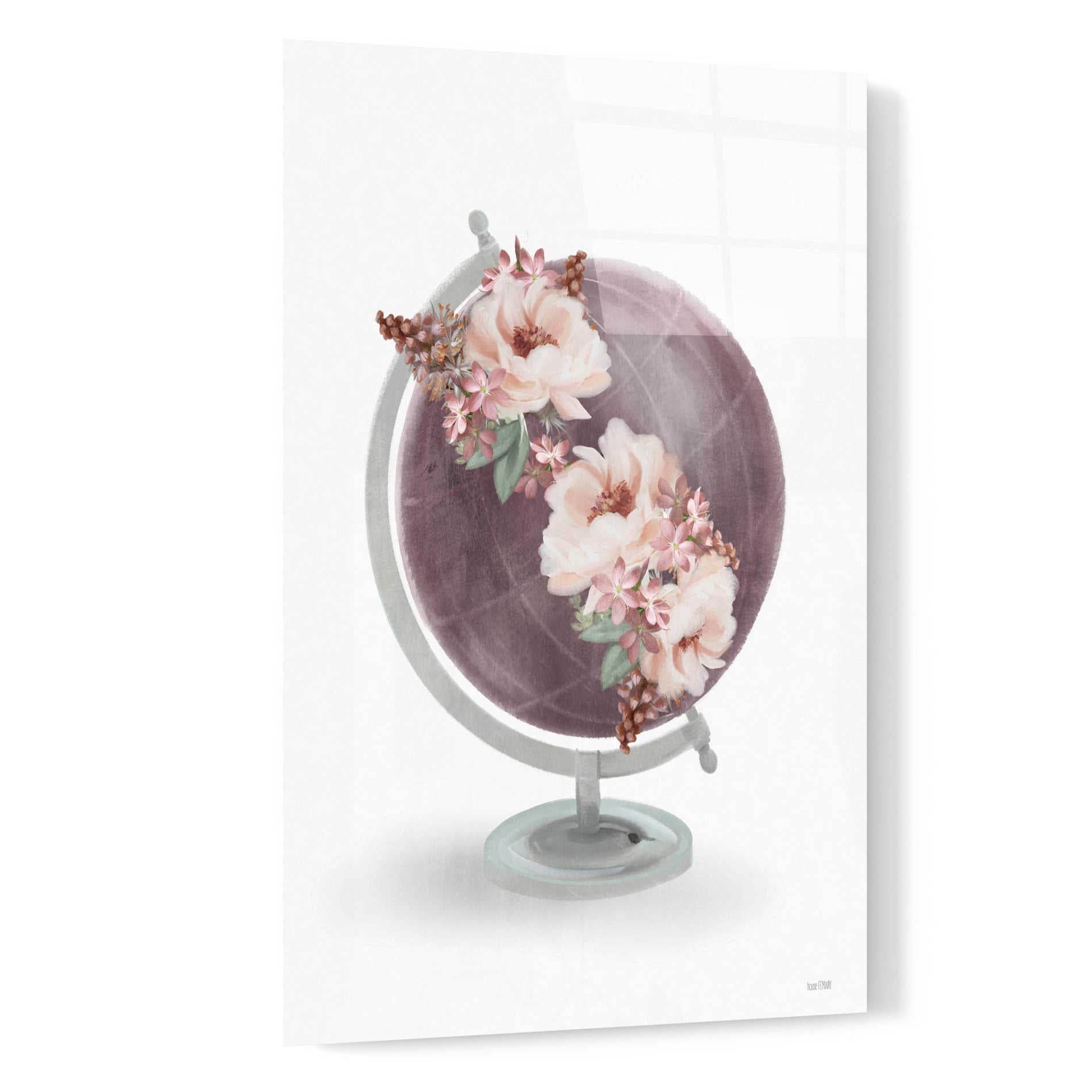 Epic Art 'World in Bloom' by House Fenway, Acrylic Glass Wall Art,16x24