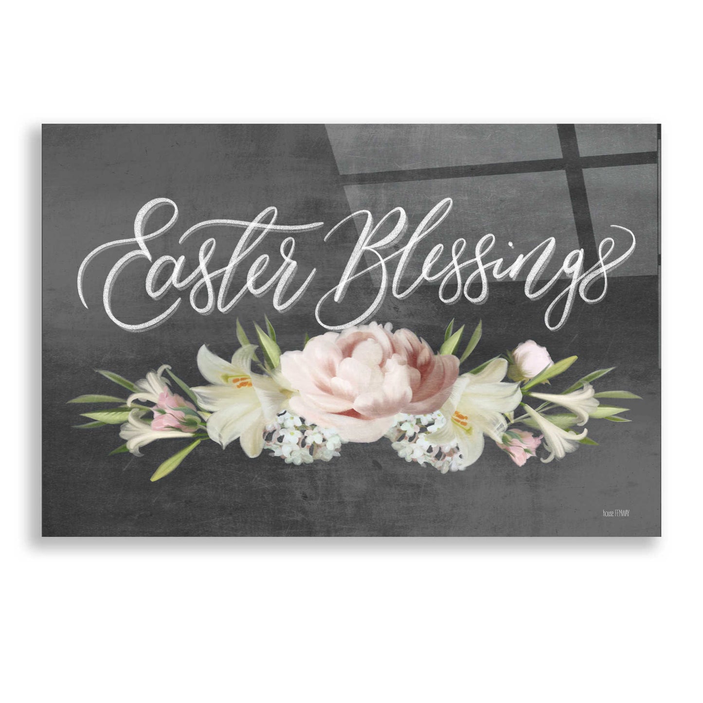 Epic Art 'Easter Blessings' by House Fenway, Acrylic Glass Wall Art,24x16