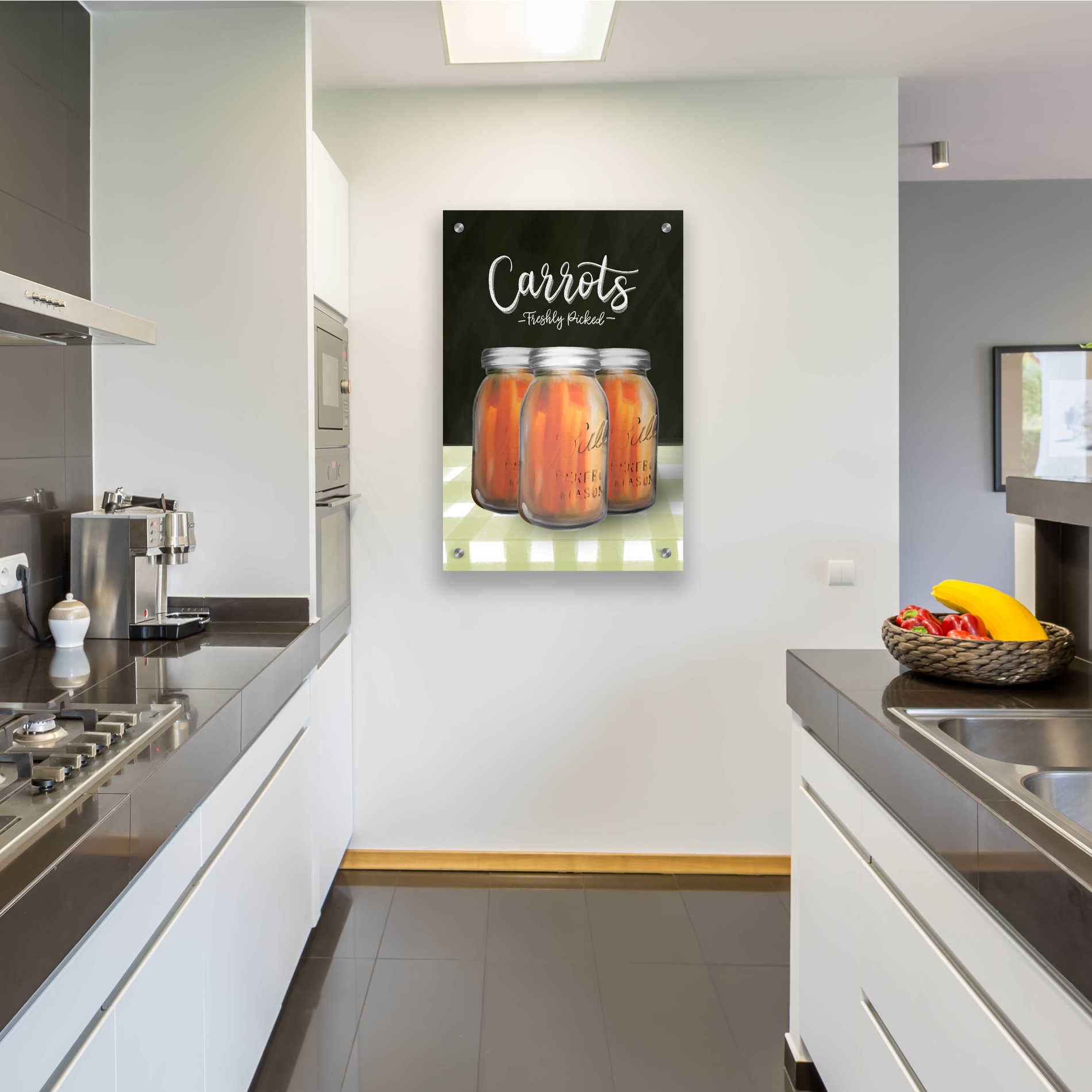 Epic Art 'Farm Fresh Carrots' by House Fenway, Acrylic Glass Wall Art,24x36