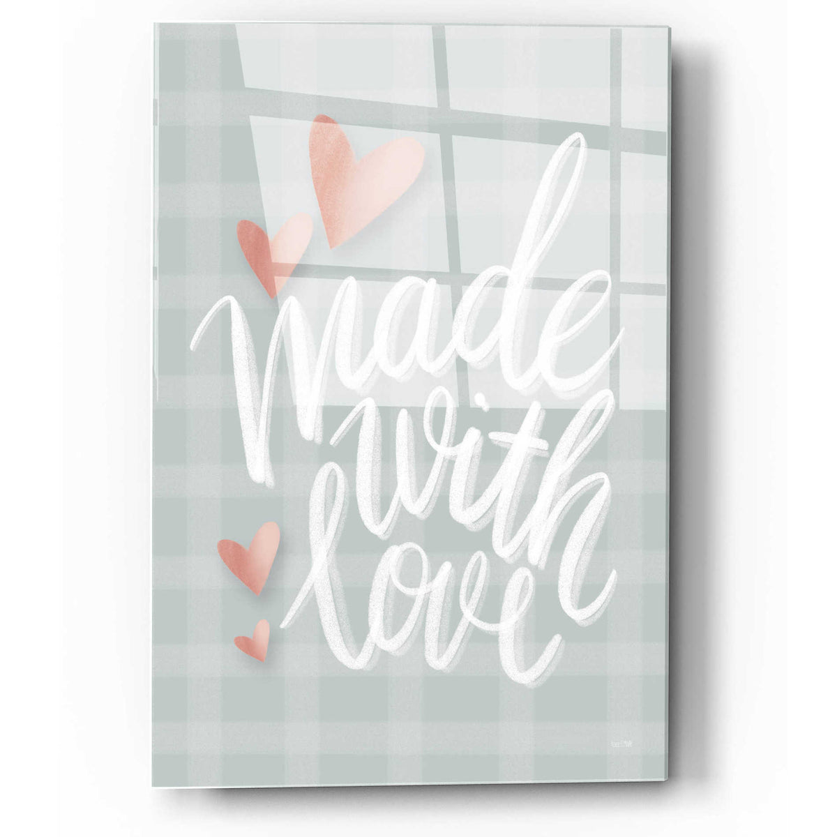 Epic Art 'Made with Love' by House Fenway, Acrylic Glass Wall Art