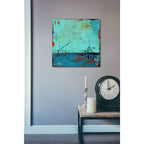 Epic Art 'Blue Bay Marina II' by Erin Ashley, Acrylic Glass Wall Art,24x24