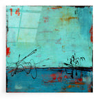 Epic Art 'Blue Bay Marina II' by Erin Ashley, Acrylic Glass Wall Art
