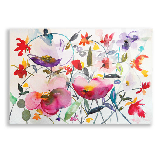 Epic Art 'Bohemian Garden' by Karin Johannesson, Acrylic Glass Wall Art