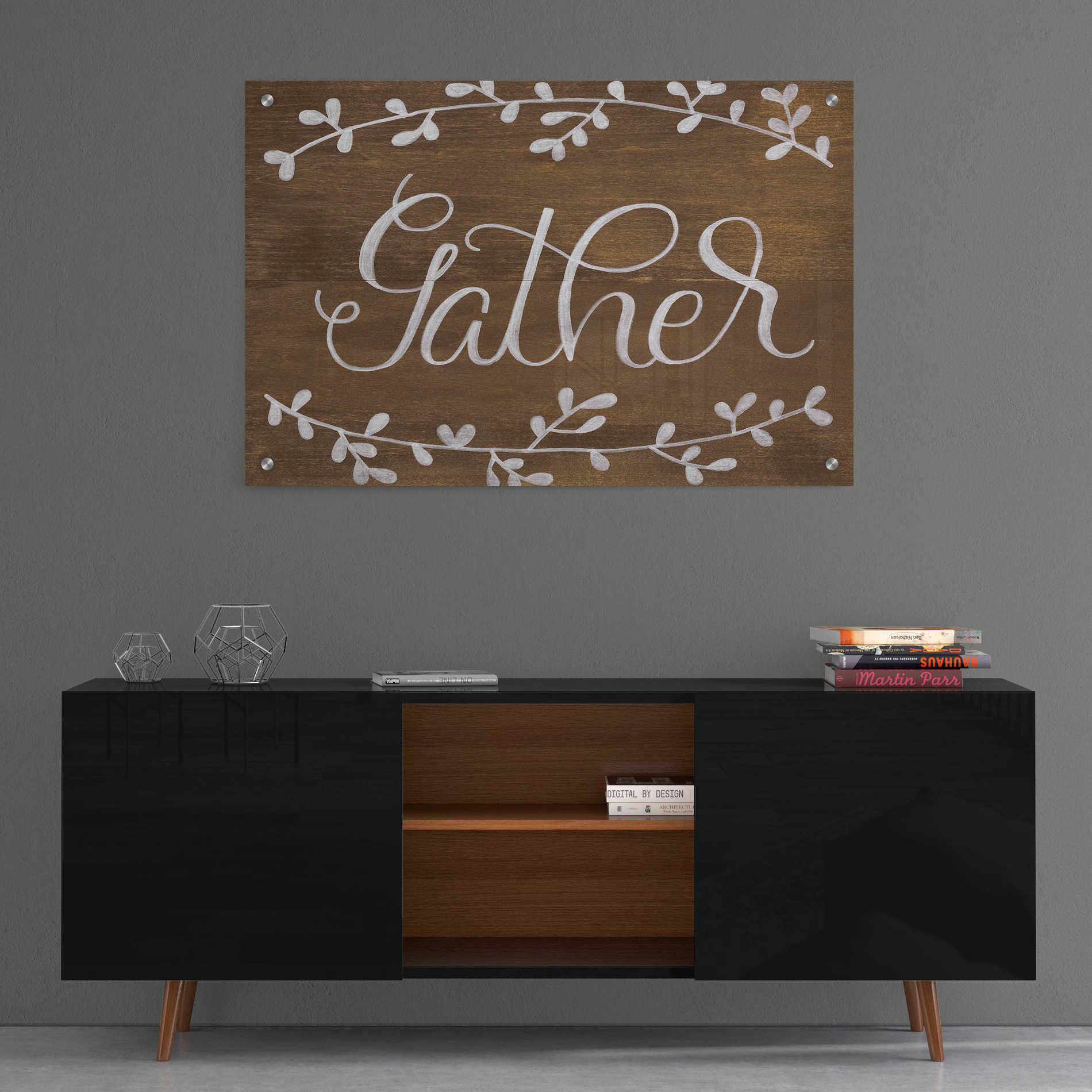 Epic Art 'Gather Leaf' by Fearfully Made Creations, Acrylic Glass Wall Art,36x24