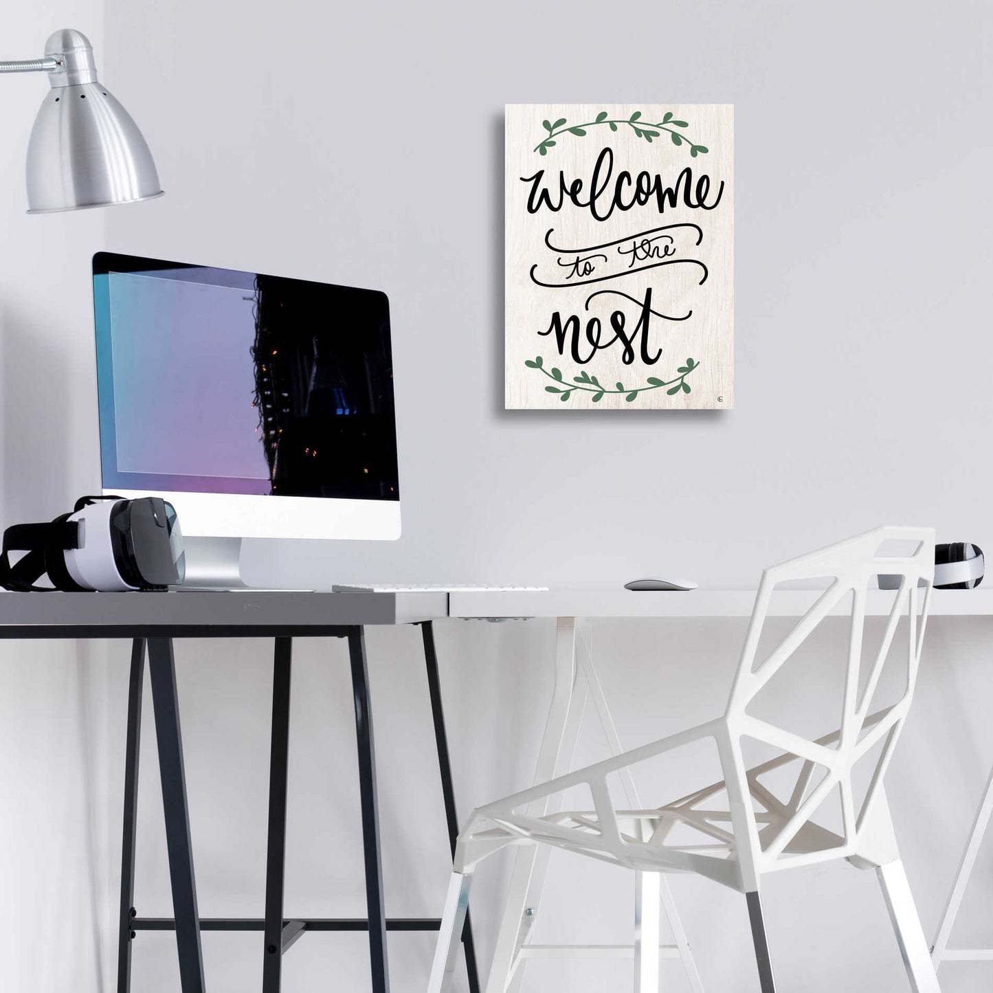 Epic Art 'Welcome to the Nest' by Fearfully Made Creations, Acrylic Glass Wall Art,12x16