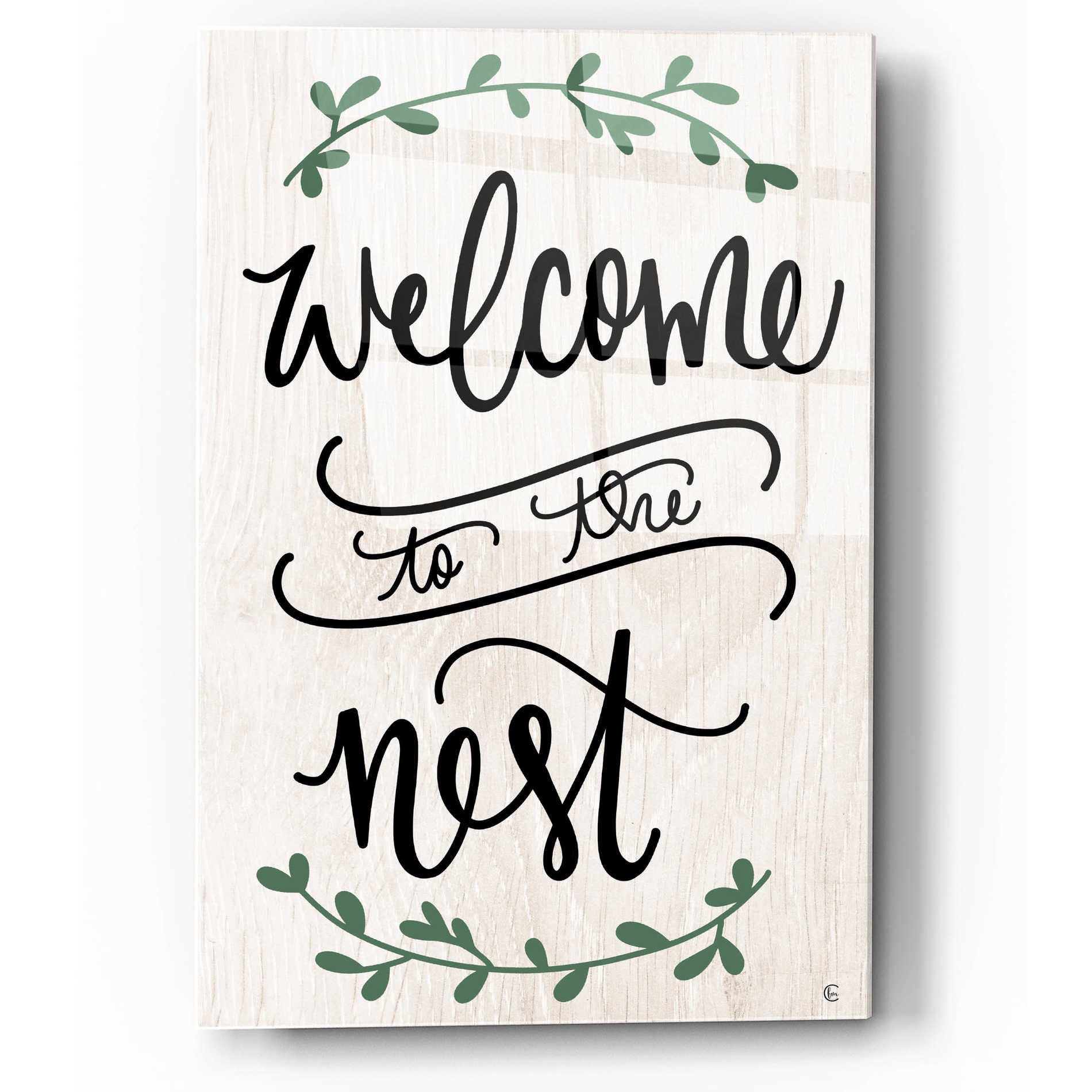 Epic Art 'Welcome to the Nest' by Fearfully Made Creations, Acrylic Glass Wall Art,12x16