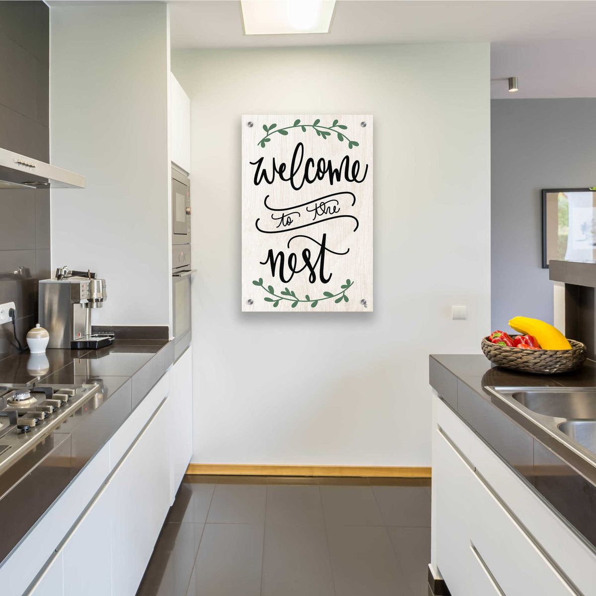 Epic Art 'Welcome to the Nest' by Fearfully Made Creations, Acrylic Glass Wall Art,24x36