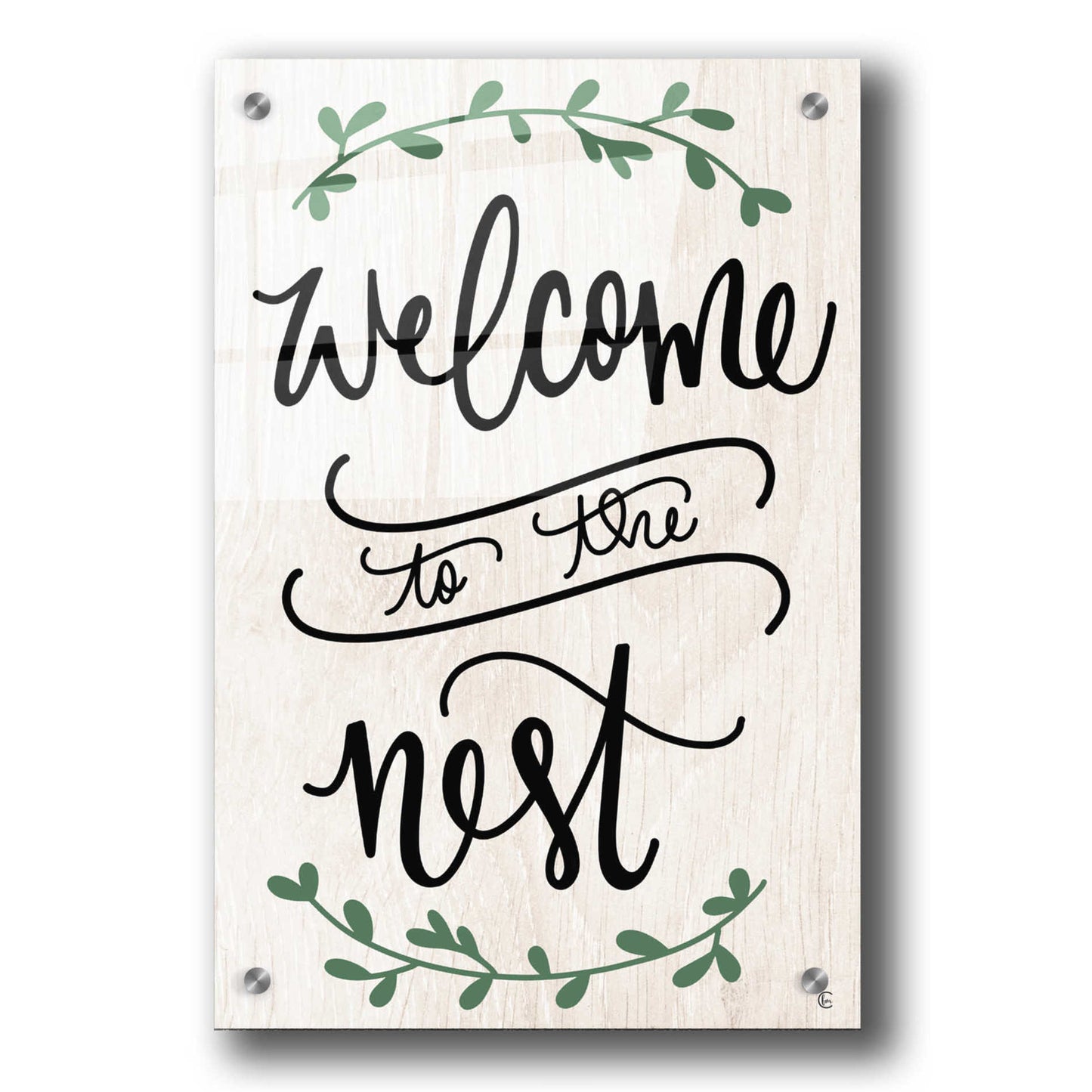 Epic Art 'Welcome to the Nest' by Fearfully Made Creations, Acrylic Glass Wall Art,24x36