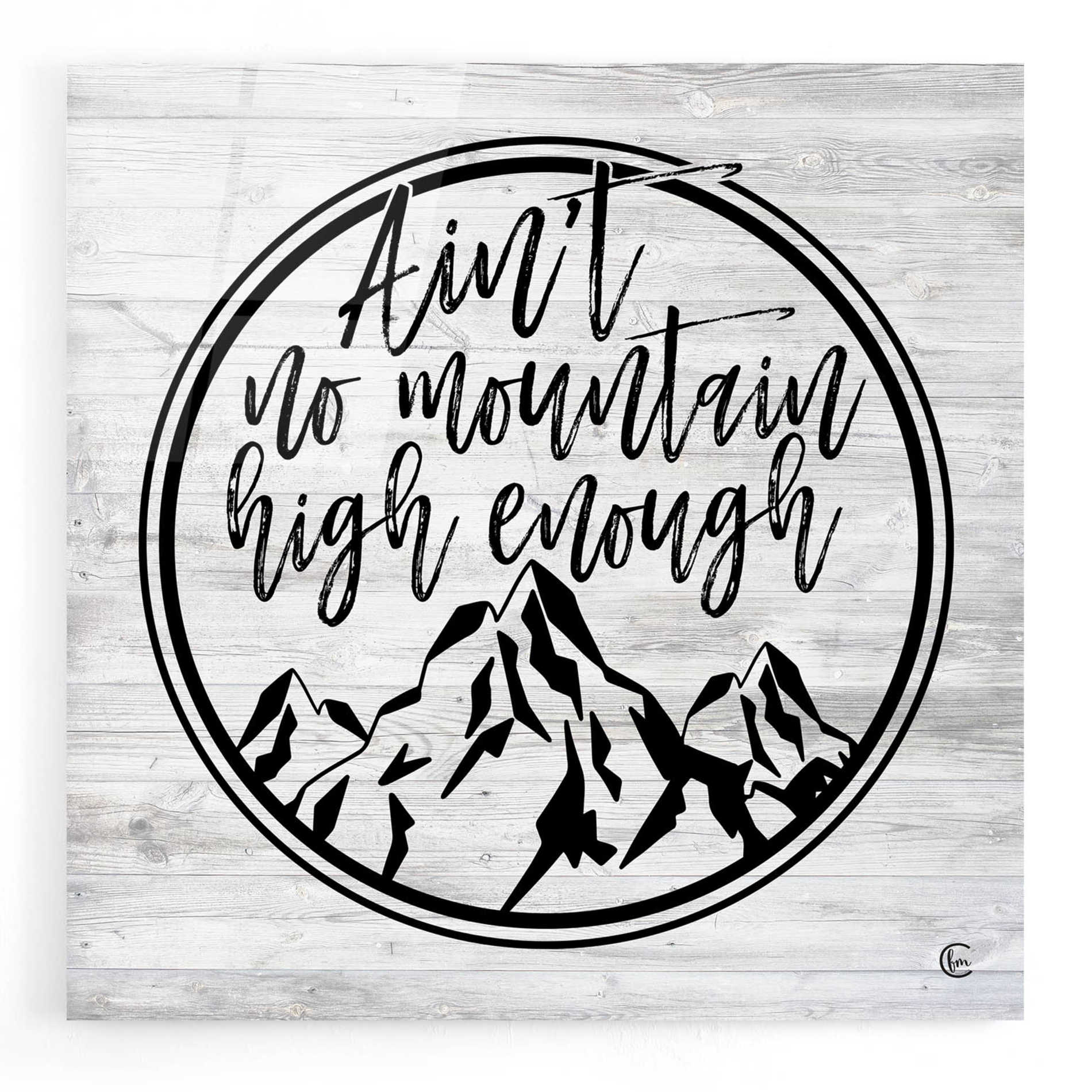 Epic Art 'High Enough' by Fearfully Made Creations, Acrylic Glass Wall Art,12x12