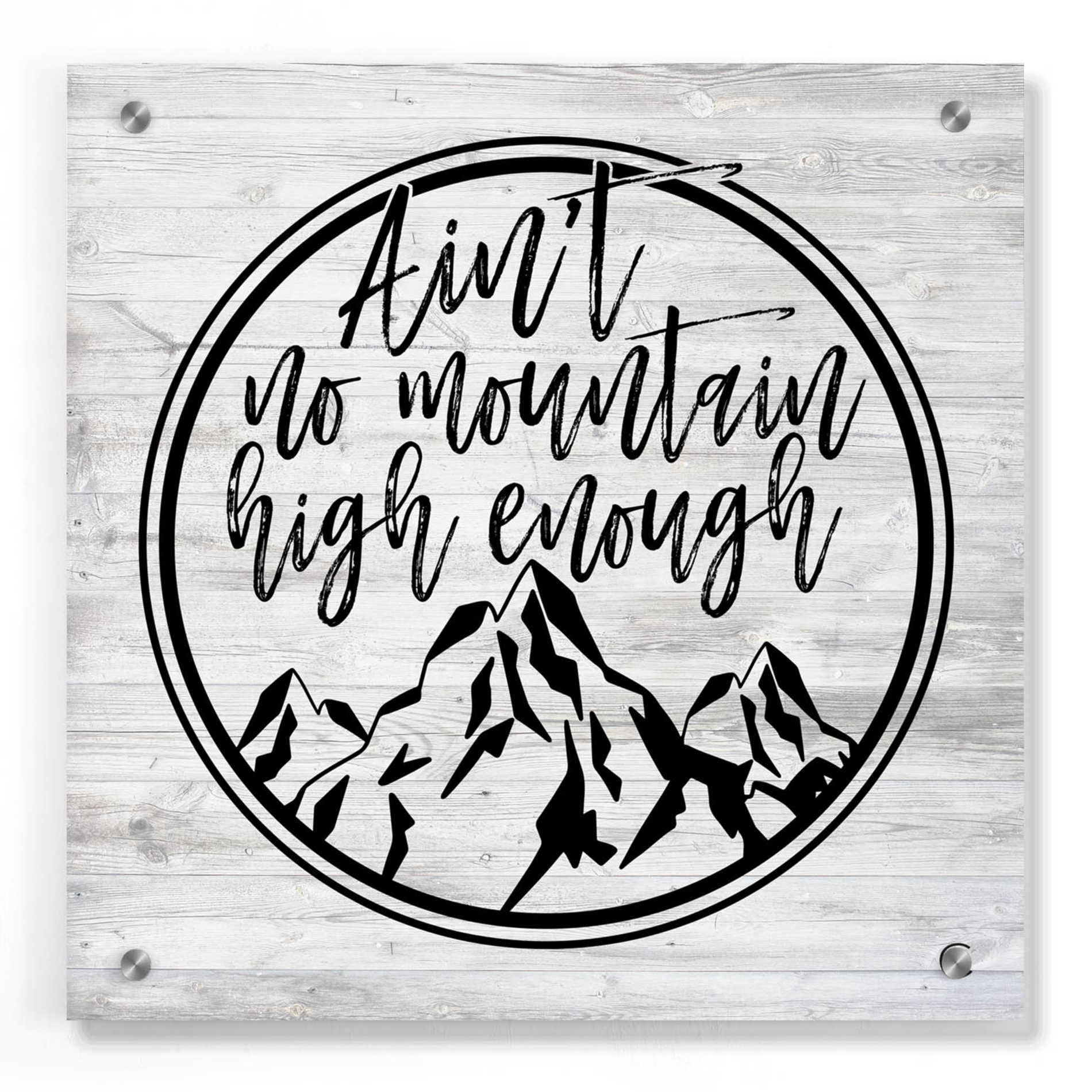 Epic Art 'High Enough' by Fearfully Made Creations, Acrylic Glass Wall Art,36x36