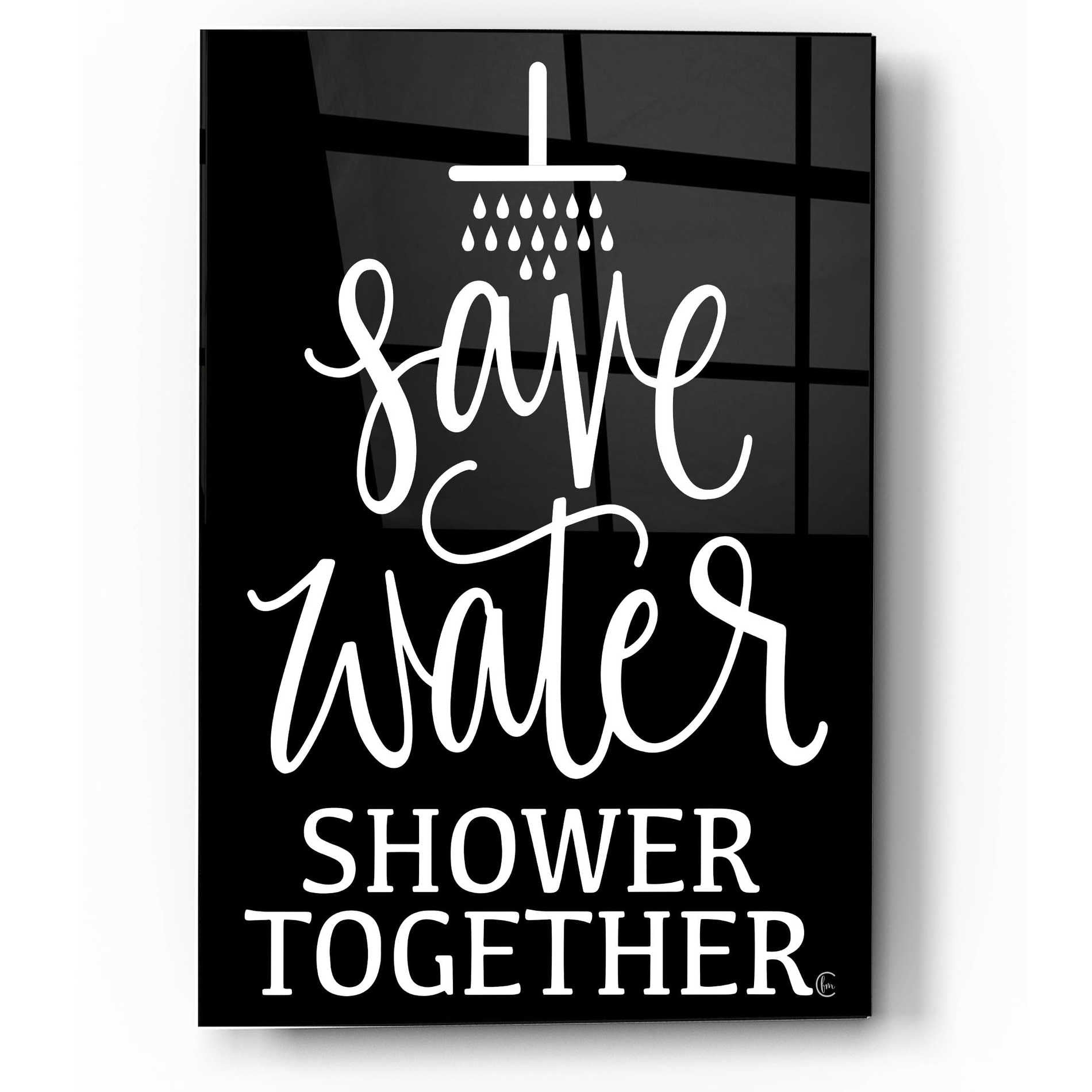 Epic Art 'Shower Together' by Fearfully Made Creations, Acrylic Glass Wall Art,12x16