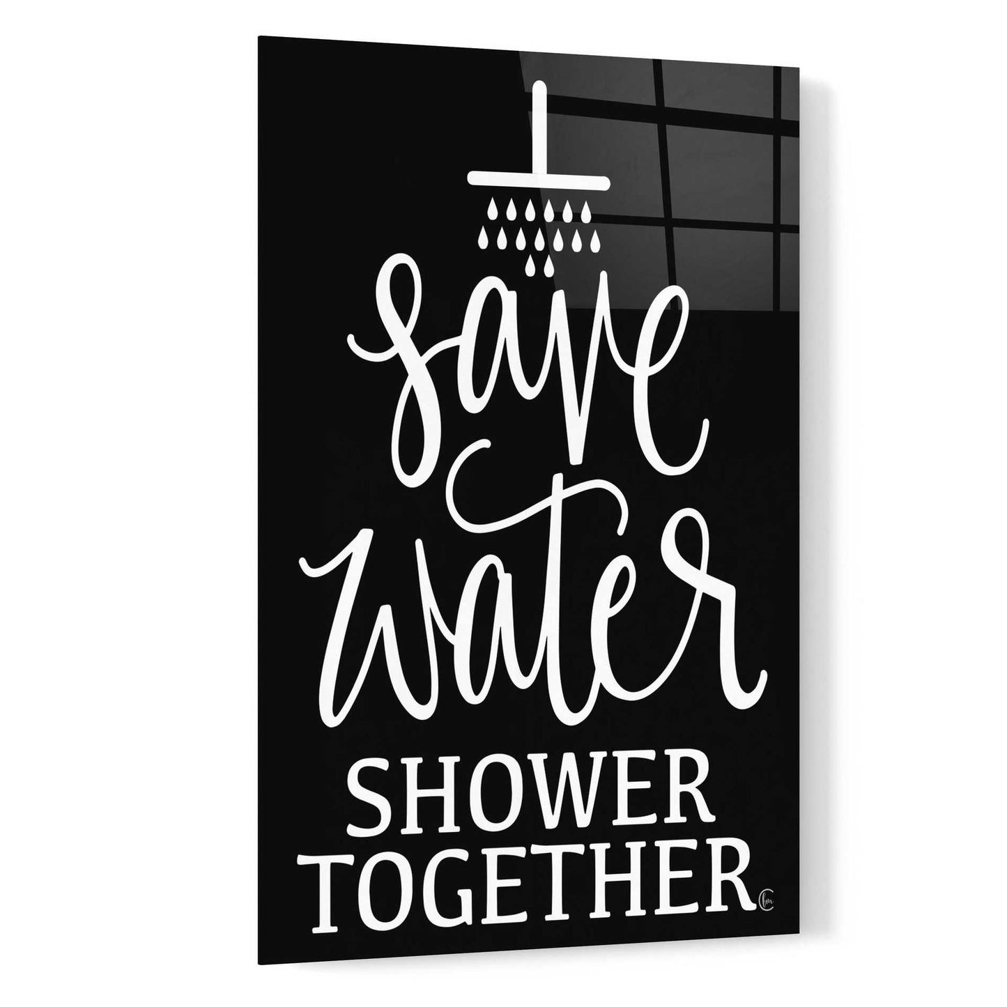 Epic Art 'Shower Together' by Fearfully Made Creations, Acrylic Glass Wall Art,16x24