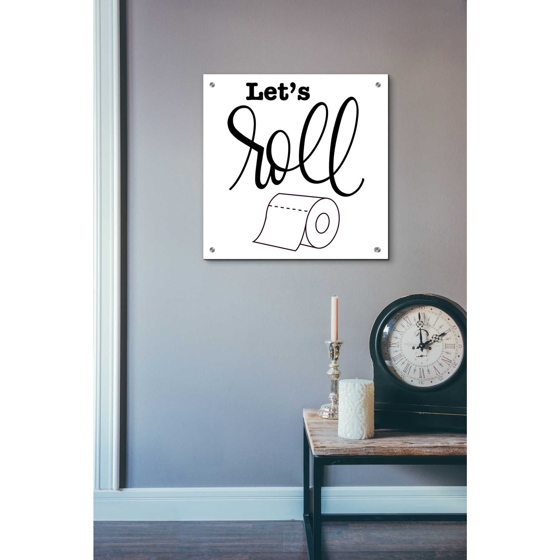 Epic Art 'Let's Roll' by Fearfully Made Creations, Acrylic Glass Wall Art,24x24