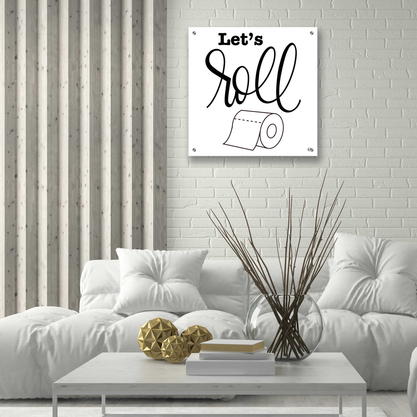 Epic Art 'Let's Roll' by Fearfully Made Creations, Acrylic Glass Wall Art,24x24