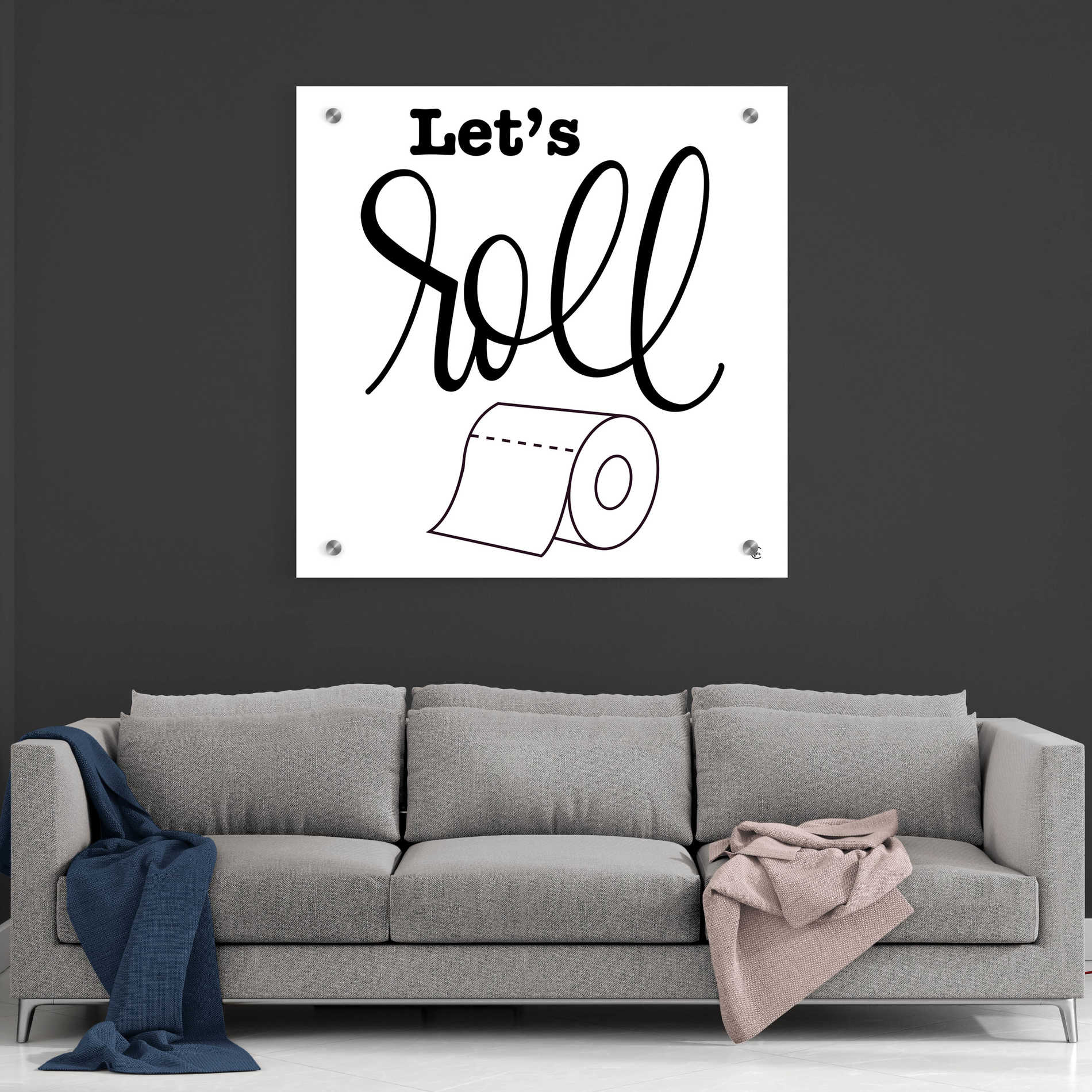 Epic Art 'Let's Roll' by Fearfully Made Creations, Acrylic Glass Wall Art,36x36