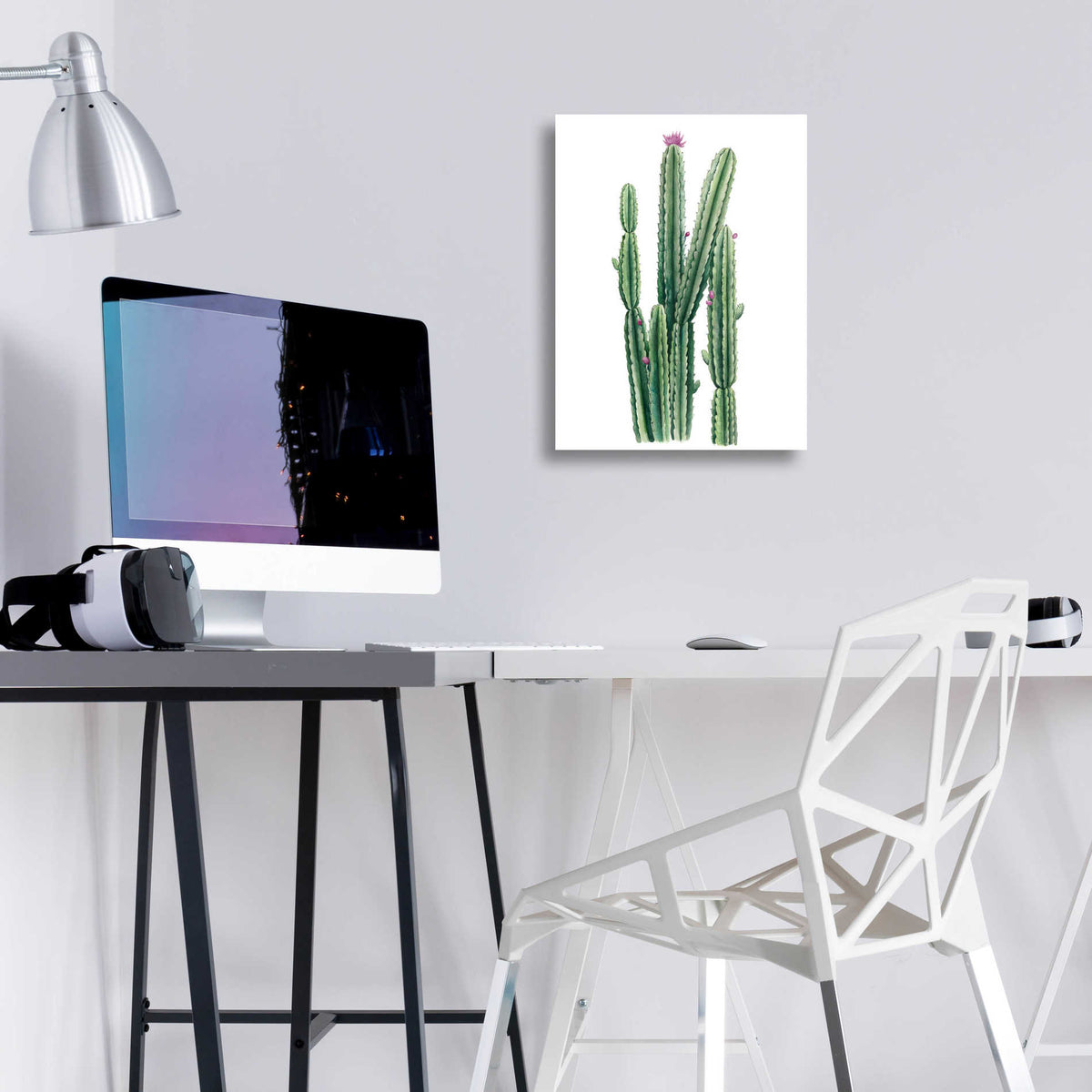 Epic Art 'Desert Blooms II' by Grace Popp, Acrylic Glass Wall Art,12x16