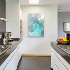 Epic Art 'Ink Blot Mandala I' by Grace Popp, Acrylic Glass Wall Art,24x36