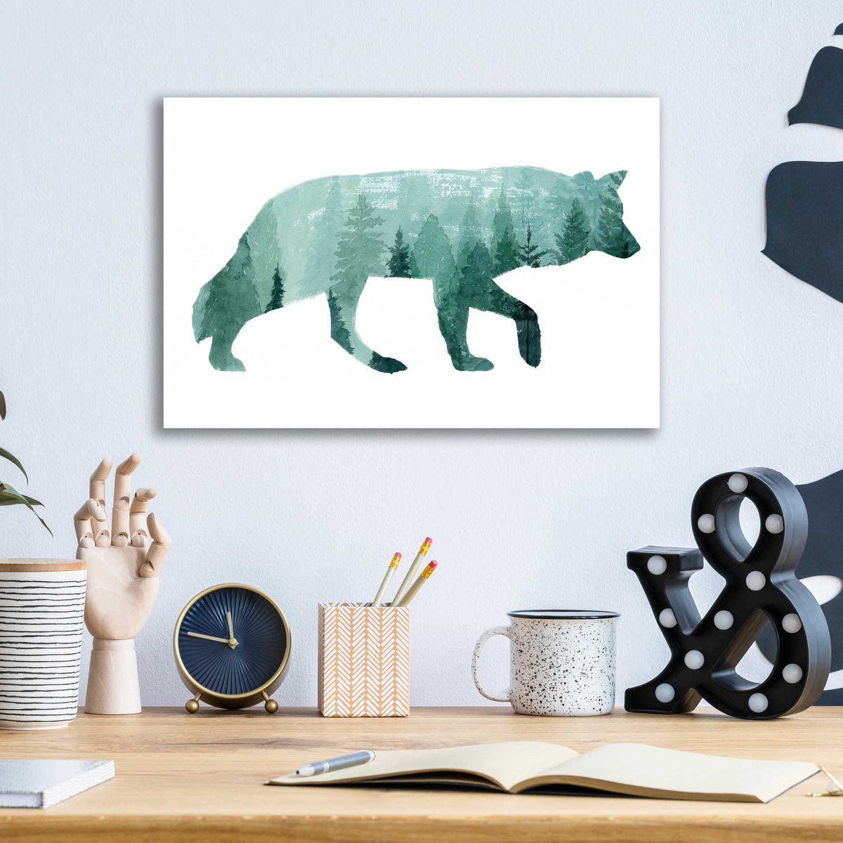 Epic Art 'Nature Calling II' by Grace Popp, Acrylic Glass Wall Art,16x12