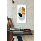 Epic Art 'Stacked Coins I' by Grace Popp, Acrylic Glass Wall Art,12x24