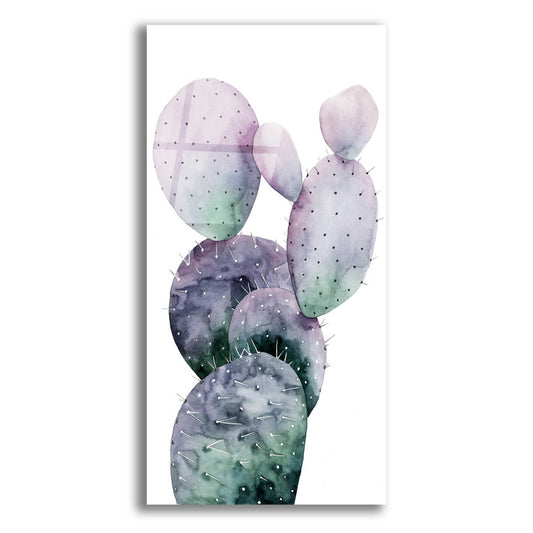 Epic Art 'Purple Cactus I' by Grace Popp, Acrylic Glass Wall Art