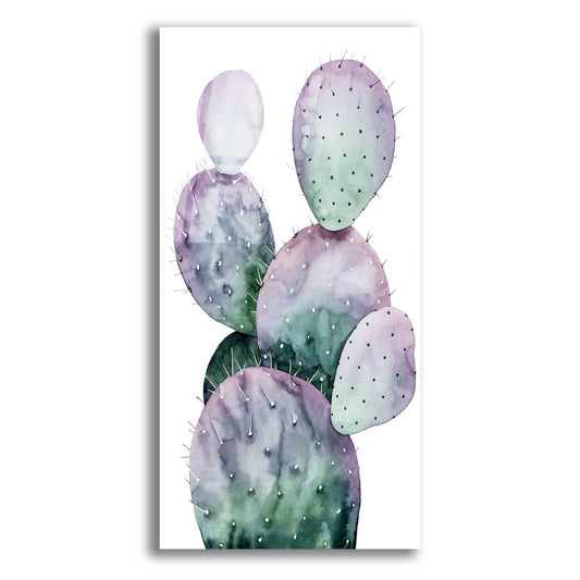 Epic Art 'Purple Cactus II' by Grace Popp, Acrylic Glass Wall Art