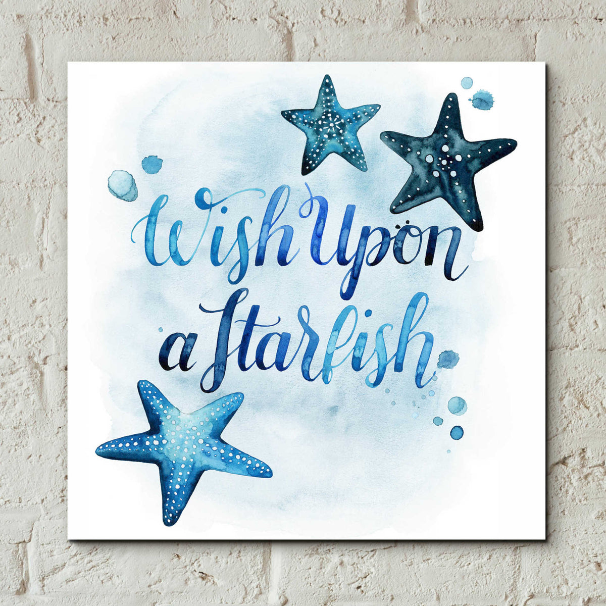 Epic Art 'Sea Lovers I' by Grace Popp, Acrylic Glass Wall Art,12x12