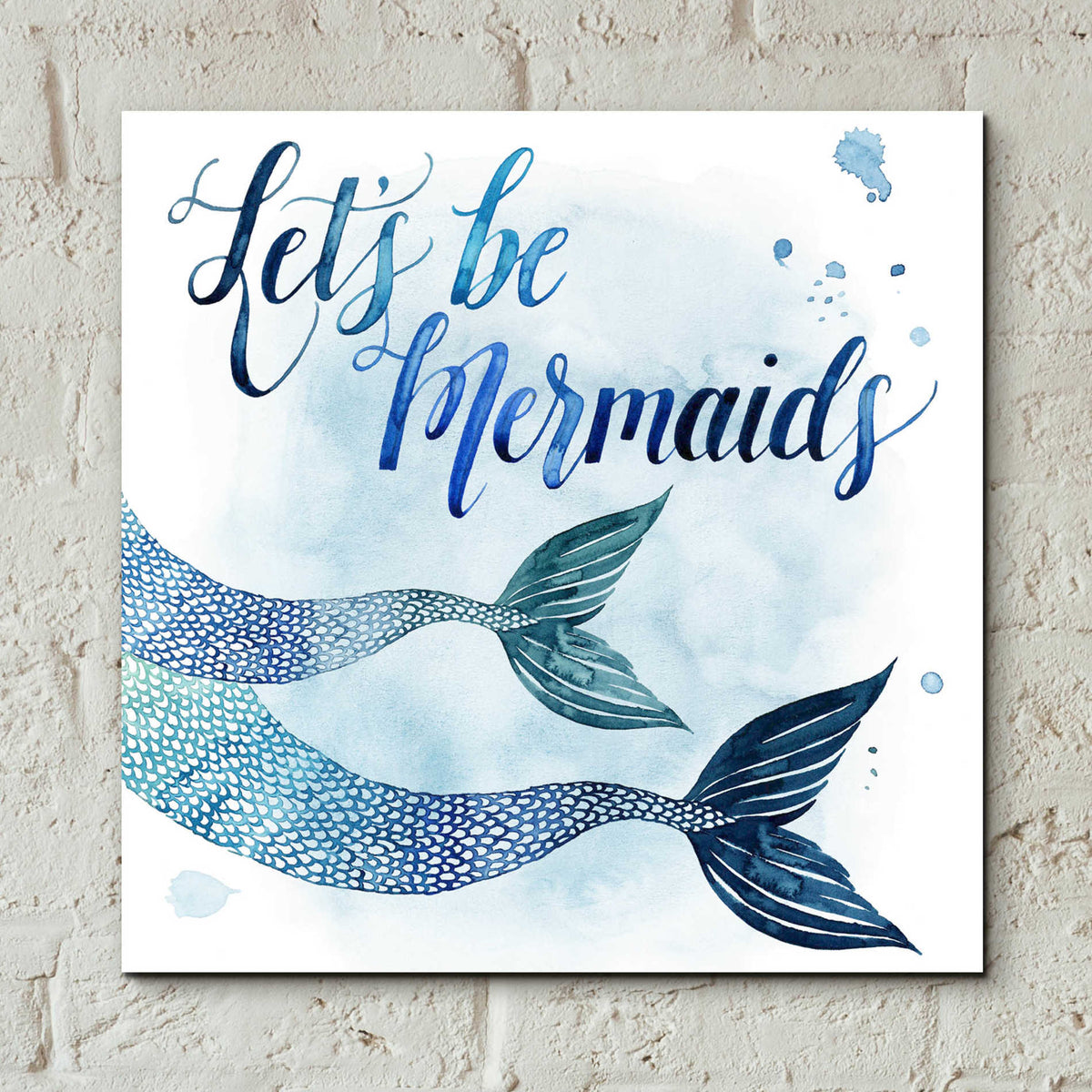 Epic Art 'Sea Lovers II' by Grace Popp, Acrylic Glass Wall Art,12x12
