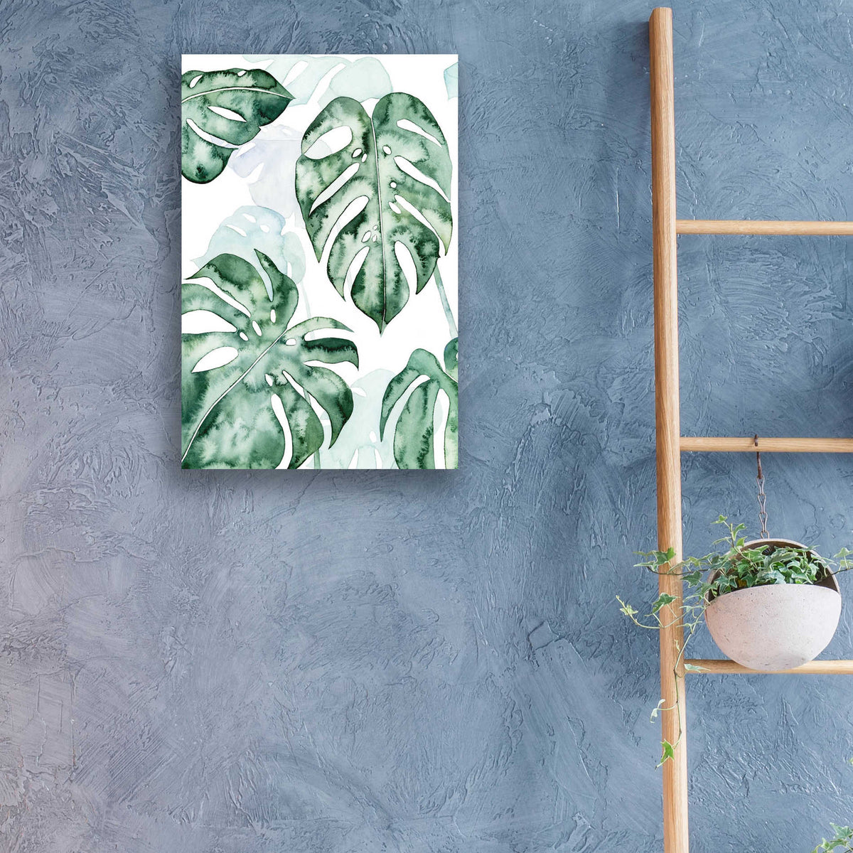 Epic Art 'Split Leaf I' by Grace Popp, Acrylic Glass Wall Art,16x24