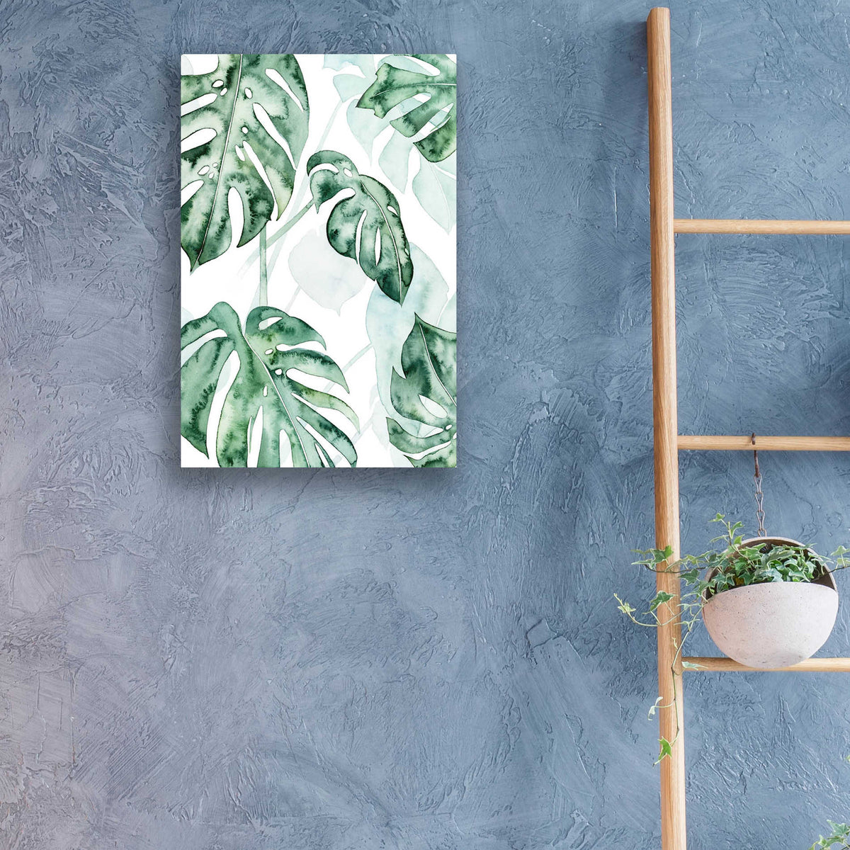 Epic Art 'Split Leaf II' by Grace Popp, Acrylic Glass Wall Art,16x24