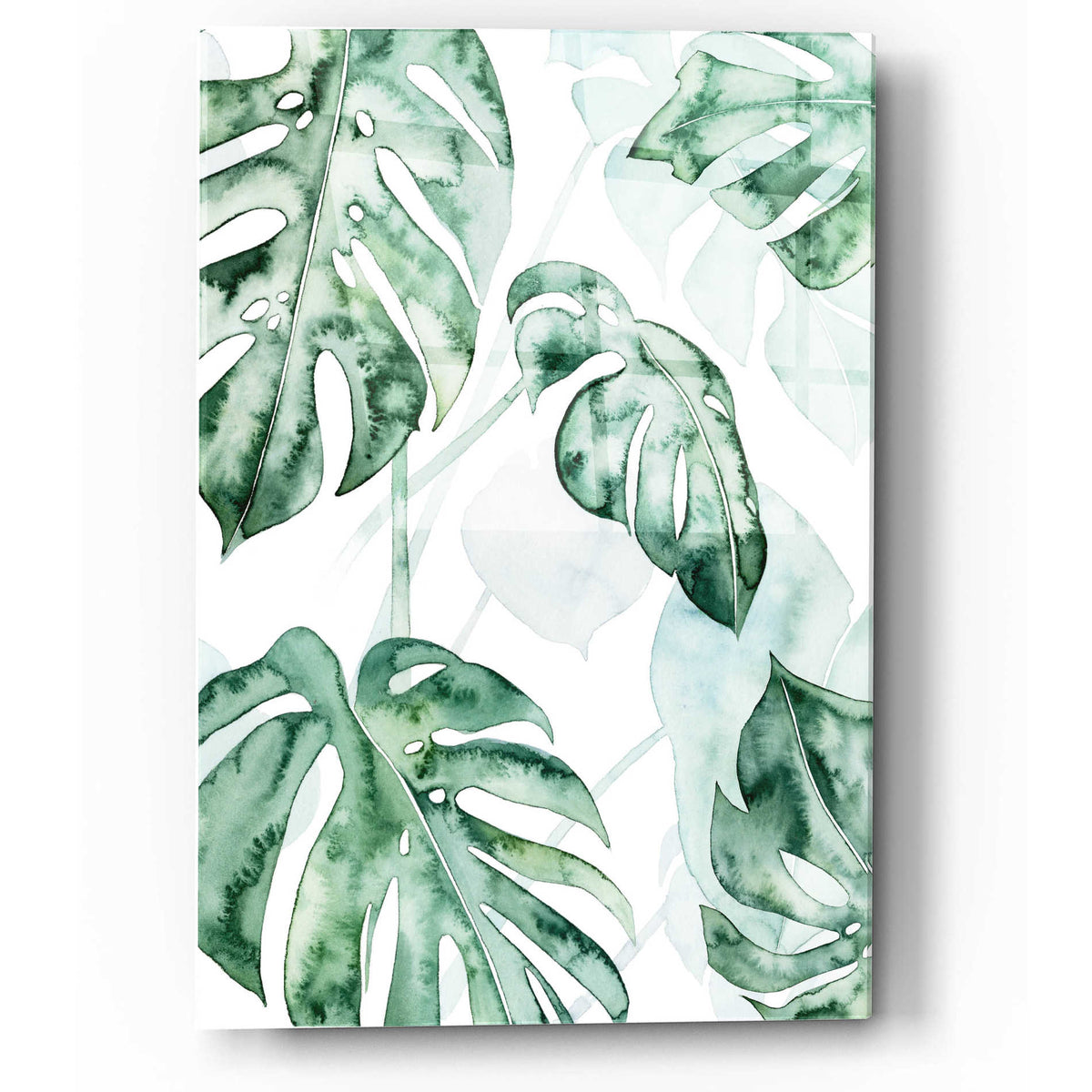 Epic Art 'Split Leaf II' by Grace Popp, Acrylic Glass Wall Art