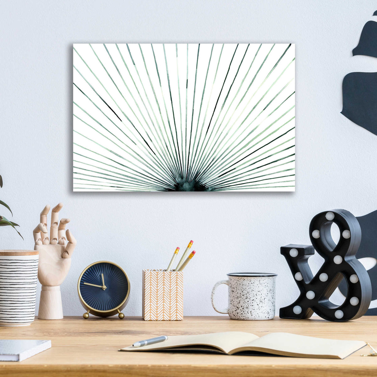 Epic Art 'Strobe I' by Grace Popp, Acrylic Glass Wall Art,16x12