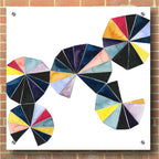 Epic Art 'Pinwheel Bright I' by Grace Popp, Acrylic Glass Wall Art,36x36
