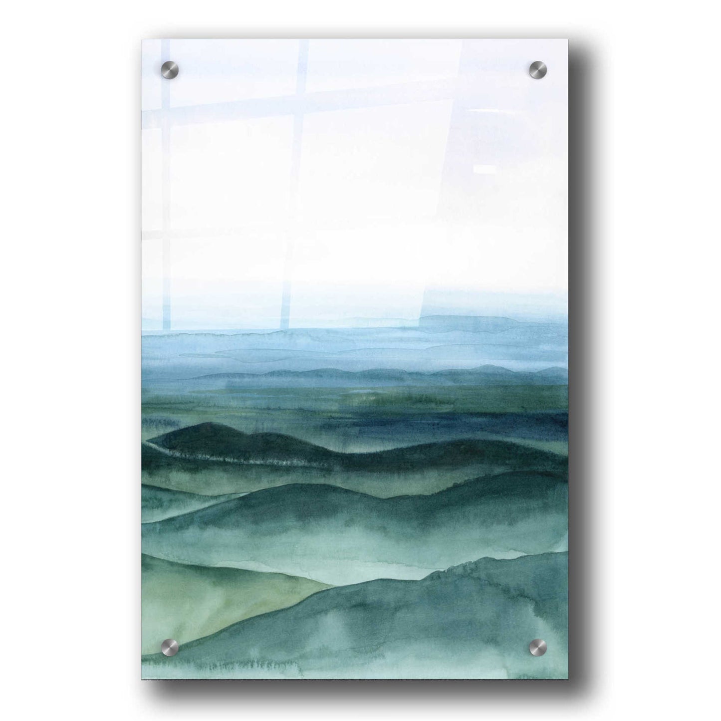 Epic Art 'Plane View I' by Grace Popp, Acrylic Glass Wall Art,24x36