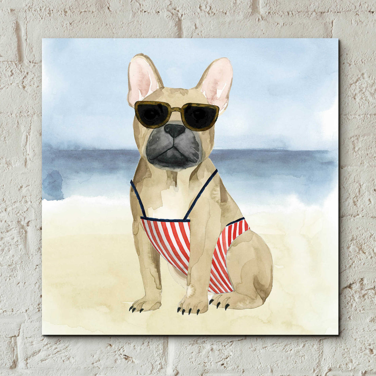 Epic Art 'Hot Dog I' by Grace Popp, Acrylic Glass Wall Art,12x12