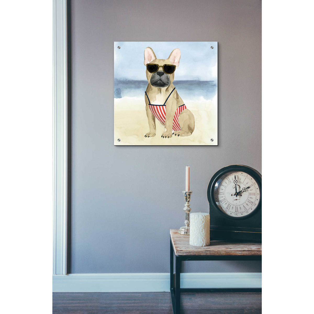 Epic Art 'Hot Dog I' by Grace Popp, Acrylic Glass Wall Art,24x24