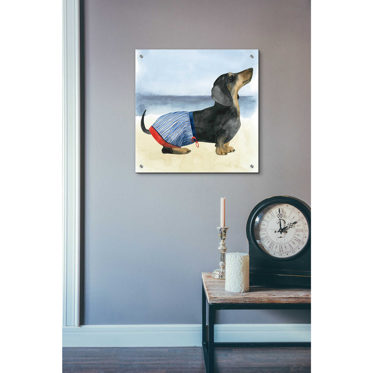 Epic Art 'Hot Dog IV' by Grace Popp, Acrylic Glass Wall Art,24x24