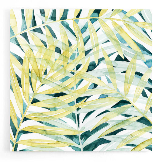 Epic Art 'Sunlit Palms II' by Grace Popp, Acrylic Glass Wall Art