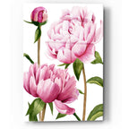 Epic Art 'Winsome Peonies I' by Grace Popp, Acrylic Glass Wall Art