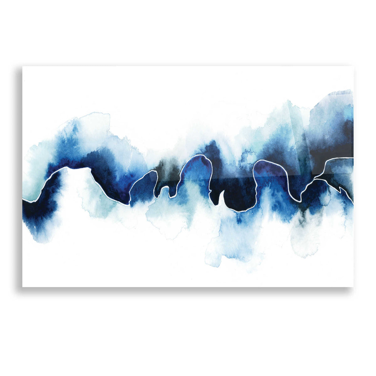 Epic Art 'Glacial Break I' by Grace Popp, Acrylic Glass Wall Art
