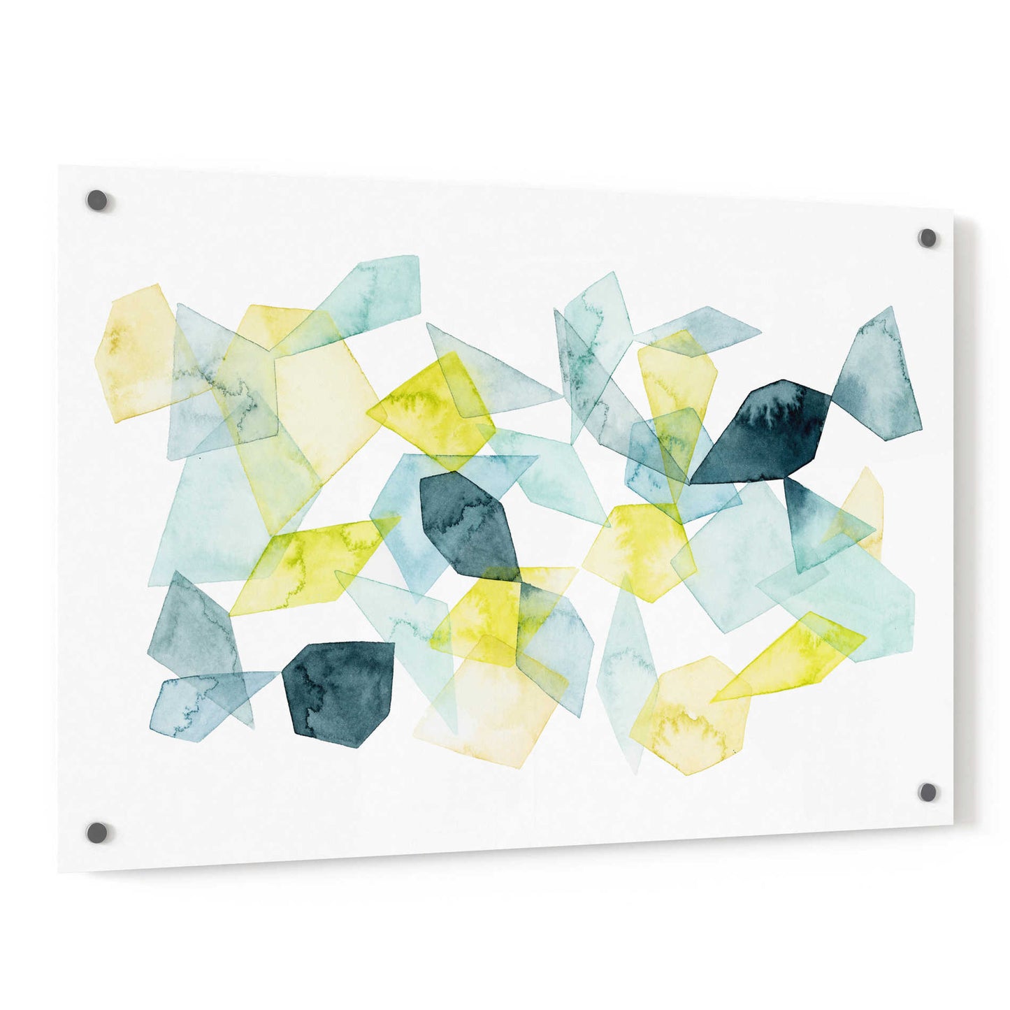 Epic Art 'Seaglass Abstract I' by Grace Popp, Acrylic Glass Wall Art,36x24