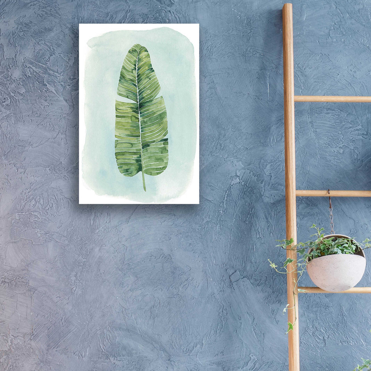 Epic Art 'Paradise Palm Leaves IV' by Grace Popp, Acrylic Glass Wall Art,16x24